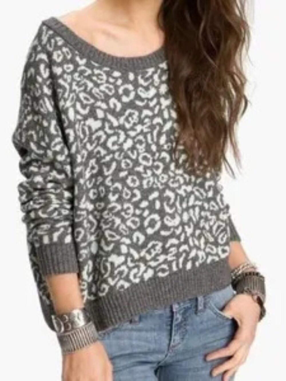 EUC Free People Cool Cat Alpaca Blend Sweater
